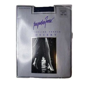 JACQUELINE FERRAR COTTON PANTYHOSE NAVY SIZE AVERAGE